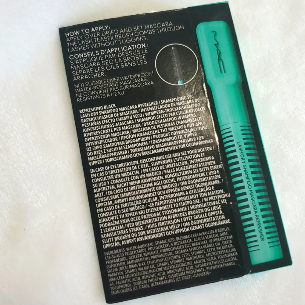 NIB MAC Lash Dry Shampoo Mascara Refresher Full Size